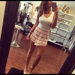 Lover + Friends Stargazer Skort in Berry Stripe